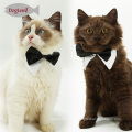 Gentleman Pet Cat Scarf Newest Design Blanco y negro Cat Bow Tie